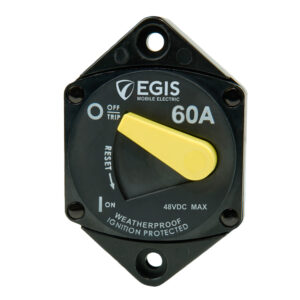 Image 1: Egis 60A Circuit Breaker - 87 Series - Panel Mount