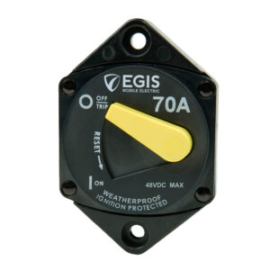 Image 1: Egis 70A Circuit Breaker - 87 Series - Panel Mount