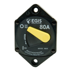 Image 1: Egis 80A Circuit Breaker - 87 Series - Panel Mount