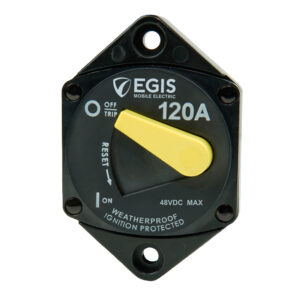 Image 1: Egis 120A Circuit Breaker - 87 Series - Panel Mount