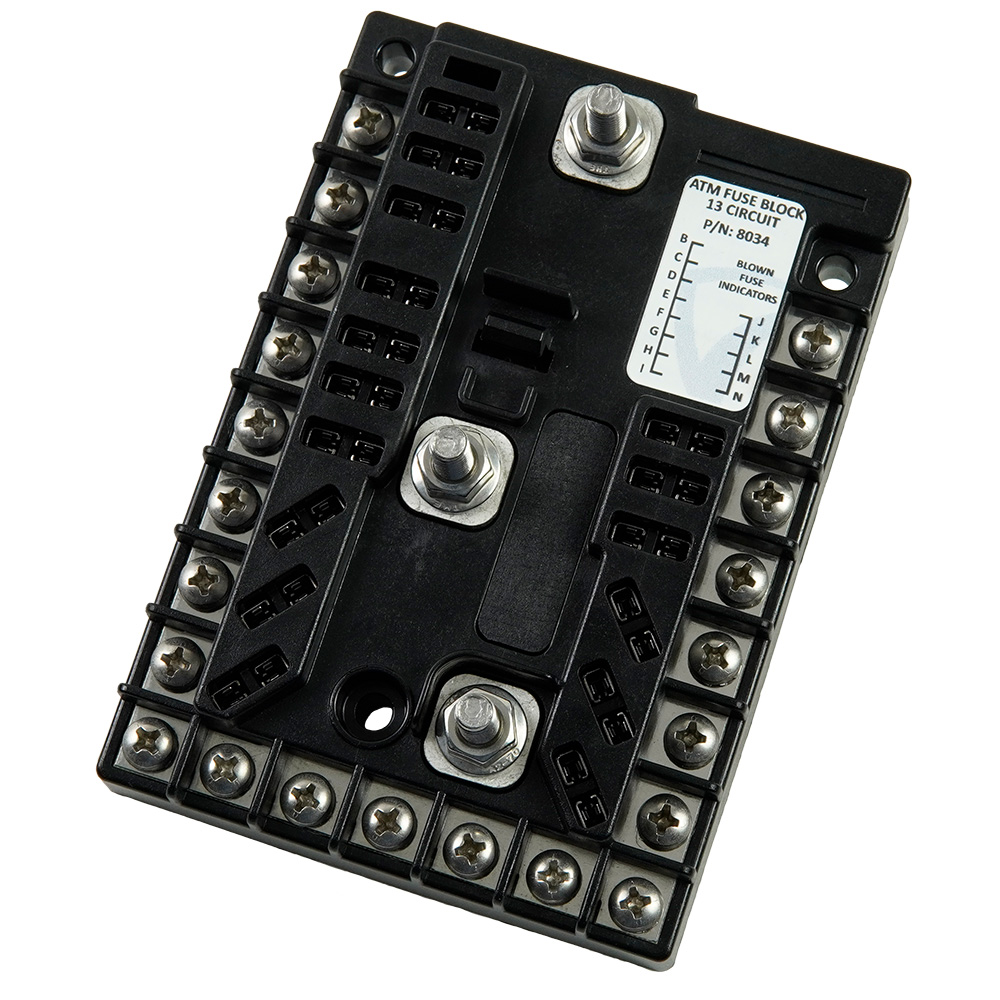 Image 1: Egis Fuse Block 13 Circuit + Ground 200A PDM-14