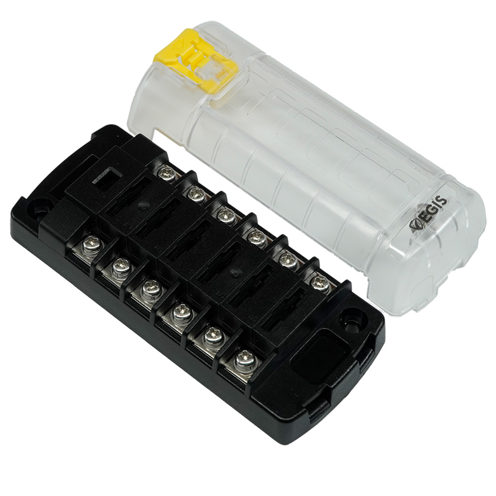 Image 1: Egis RT Fuse Block w/6 Independent Circuits w/Cover