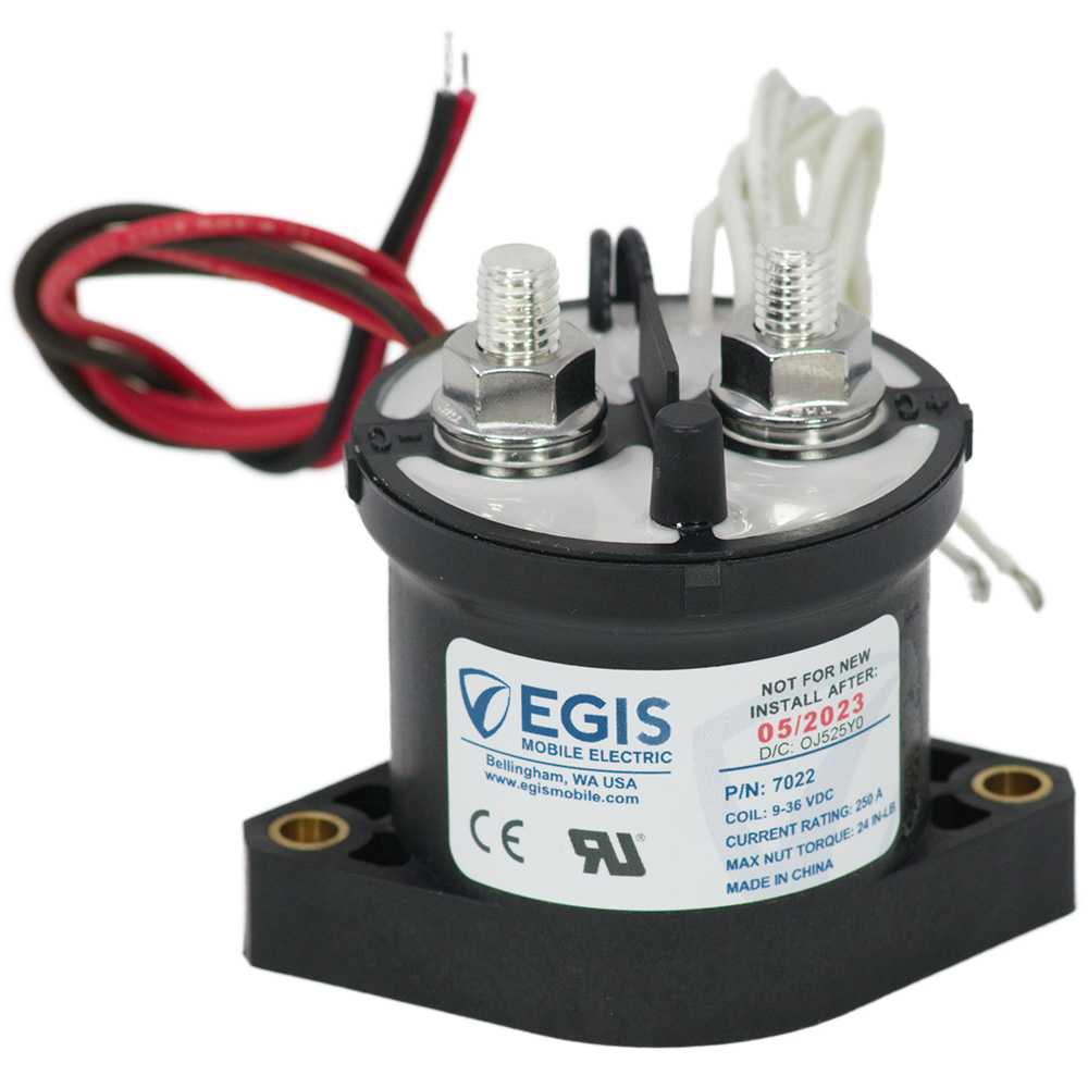 Image 1: Egis Contactor 500A 12/24V w/Aux Contacts