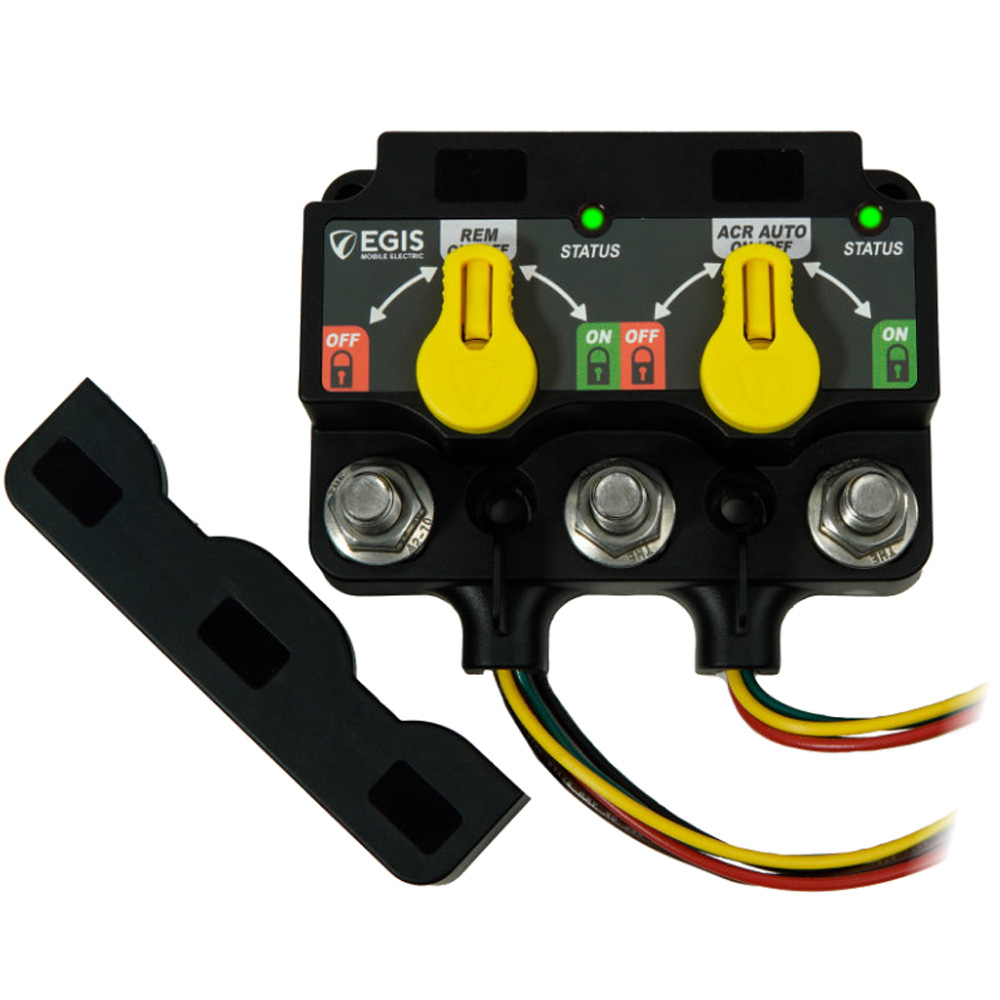 Image 1: Egis XD Dual Flex 2 Relay/Relay w/Knobs - Tinned Wires