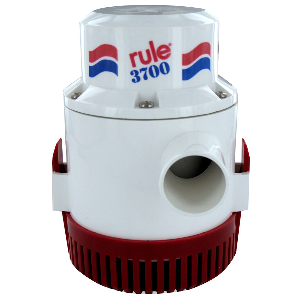 Image 1: Rule Rule 3700 GPH Non-Automatic Bilge Pump w/6' Wire