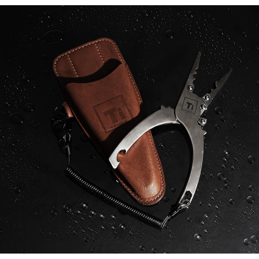 Image 3: Ti-Tackle Titanium Fishing Pliers 7.5" Multi Tool Offshore