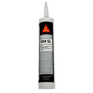 Image 1: Sika Sikaflex®-504 SL Semi Leveling Roof Membrane Sealer - White - 300ml
