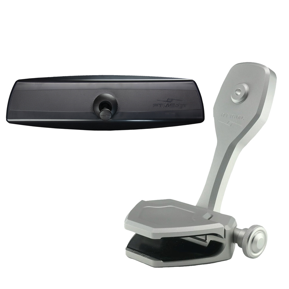 Image 1: PTM Watersports Mirror/Bracket VR-140 Pro & ZXR-370 - Electrobrite Silver