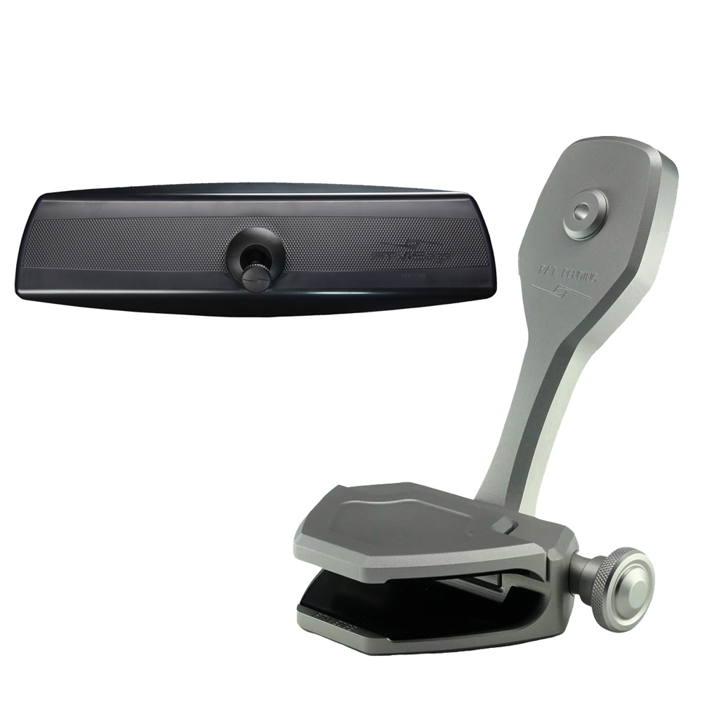 Image 1: PTM Watersports Mirror/Bracket VR-140 Pro & ZXR-370 - Titanium Grey