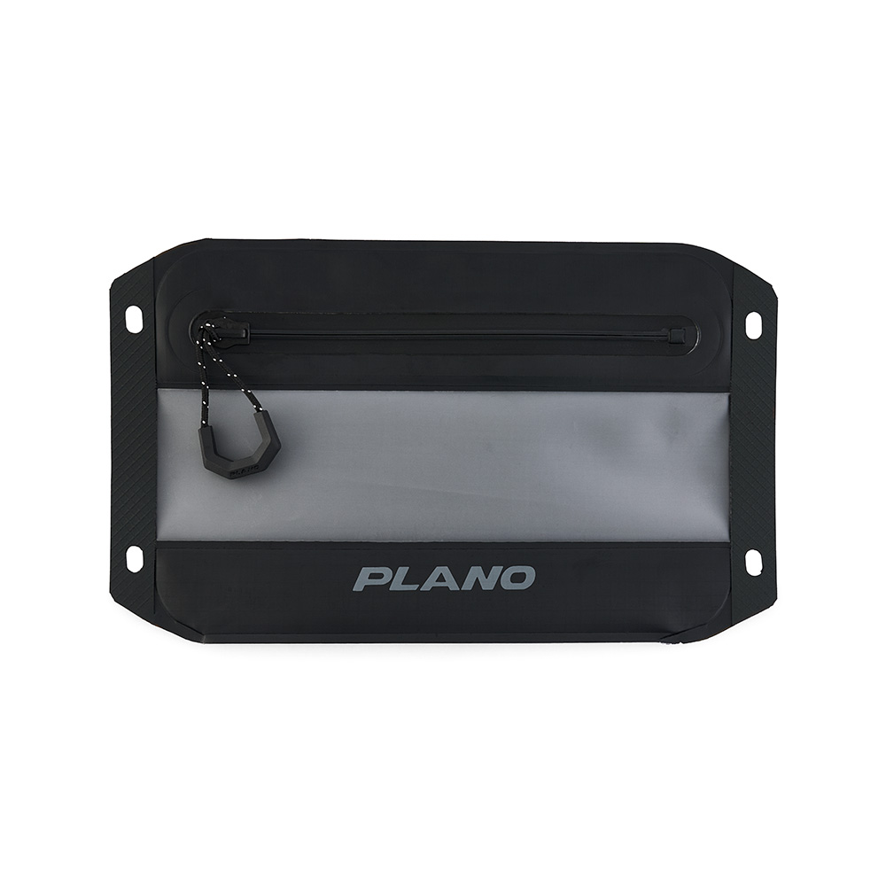 Image 1: Plano Stowall™ Waterproof Zip Pouch - Small - Charcoal