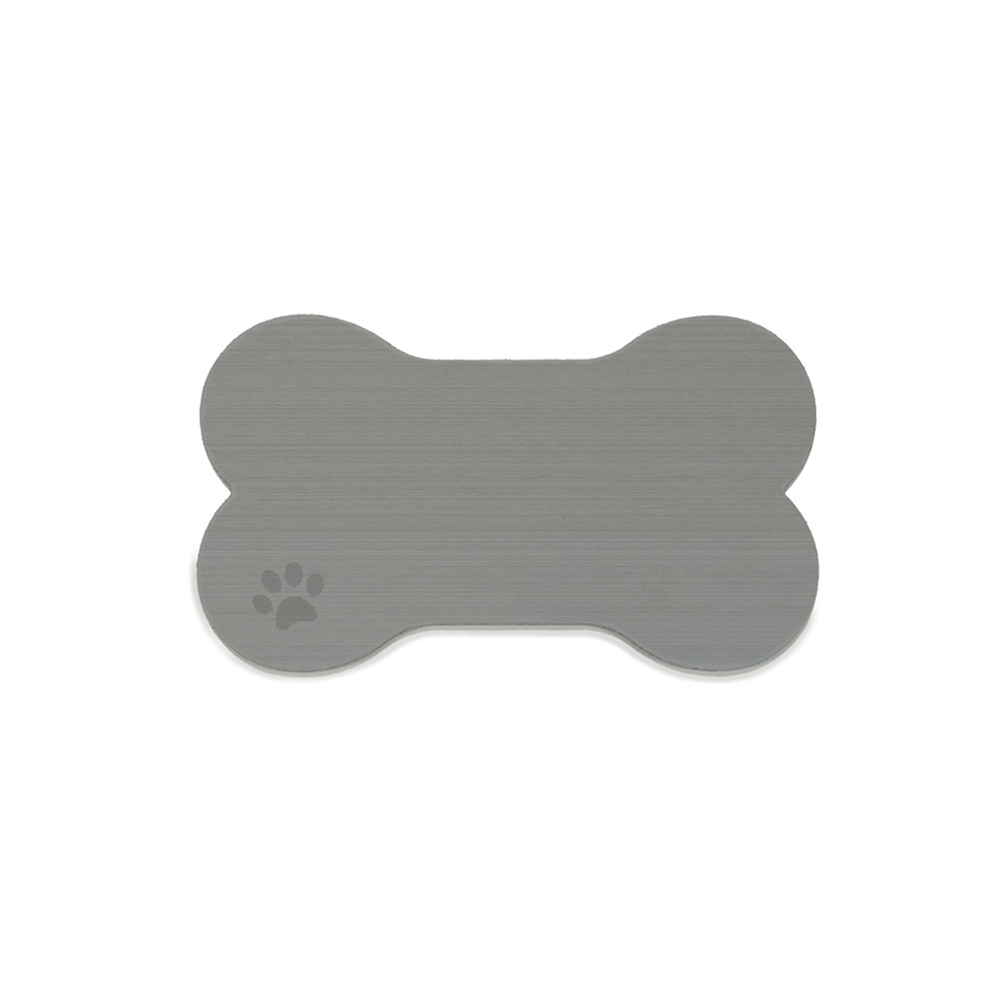 Image 1: SeaDek Dog Bowl Mat - Storm Grey/Black - Small - 12" x 21"