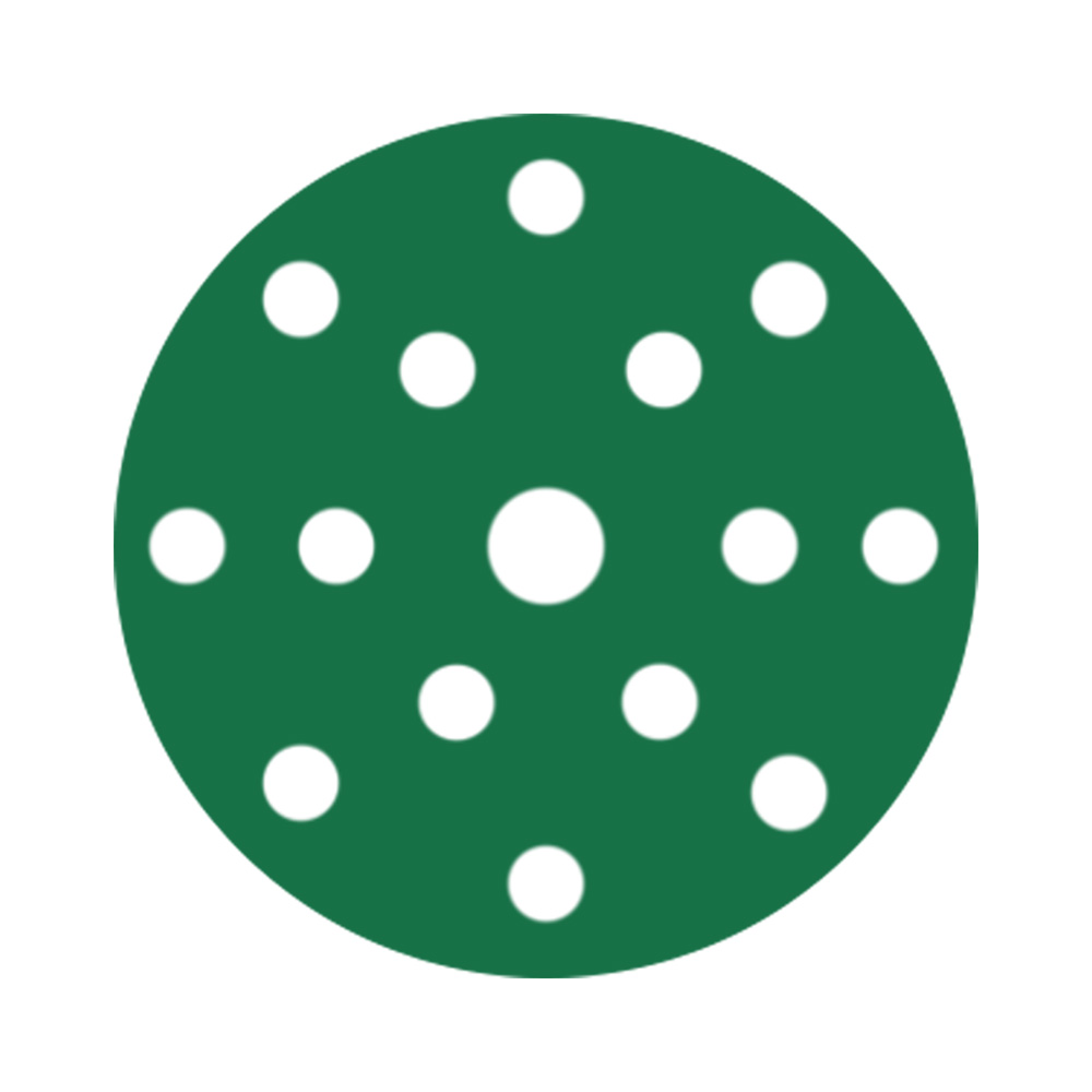 Image 1: RUPES PROCUT Film Abrasive Discs 150mm (6") - 15 Holes - P220 Grit *Box of 50pcs