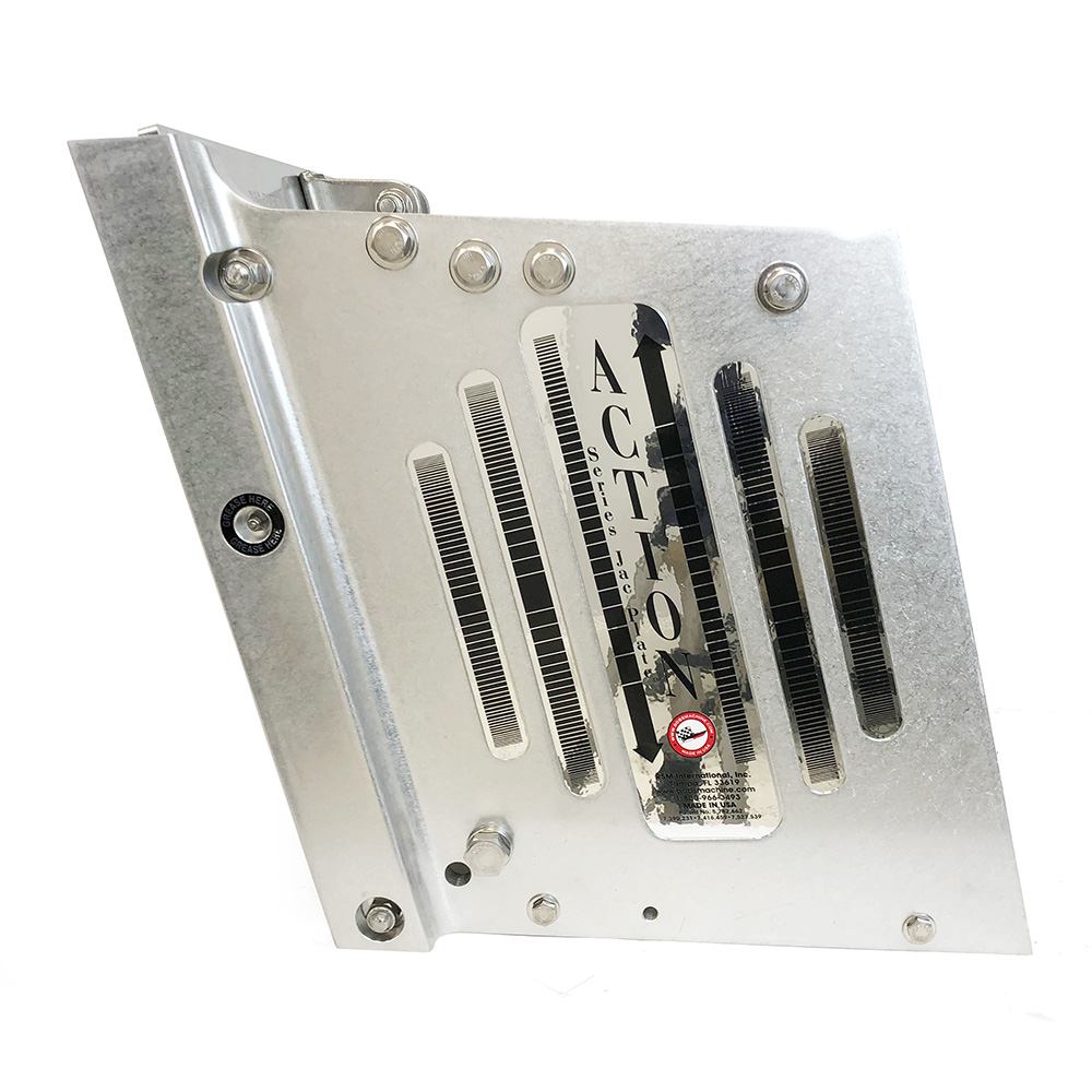 Image 3: Bob's Machine 2" Setback Action Series Hydraulic Jack Plate - Silver