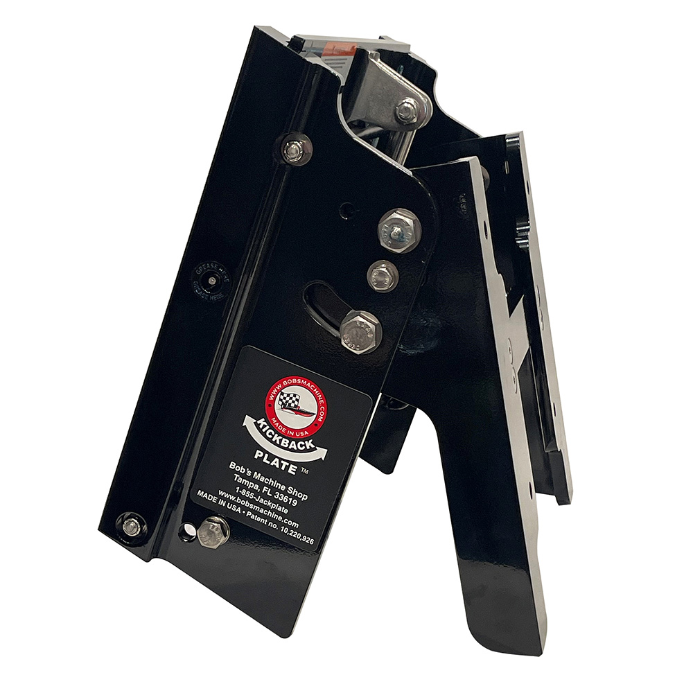 Image 2: Bob's Machine 6″ Hydraulic Action Series Kick-Back Jac - Powder Coated Gloss Black