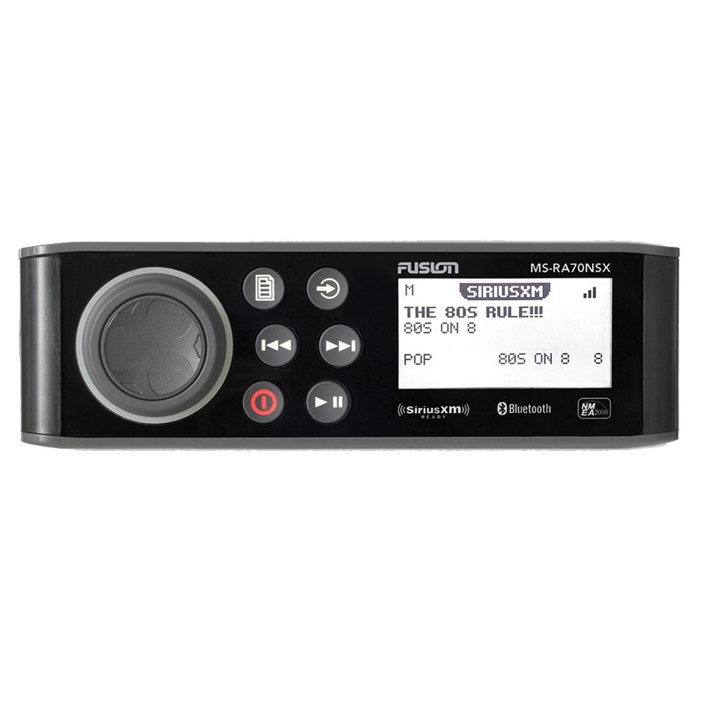Image 1: Fusion MS-RA70NSX Stereo w/AM/FM/BT/SiriusXM - 2-Zone *Remanufactured