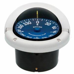 Image 1: Ritchie SS-1002W SuperSport Compass - Flush Mount - White