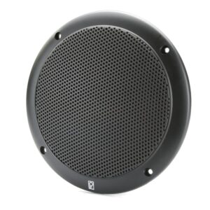 Image 1: Poly-Planar MA-4054 4" 80 Watt Speakers - Black
