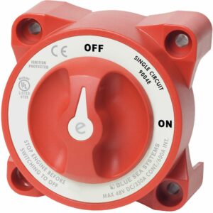 Image 1: Blue Sea 9004e e-Series Battery Switch Single Circuit ON/OFF w/Alternator Field Disconnect