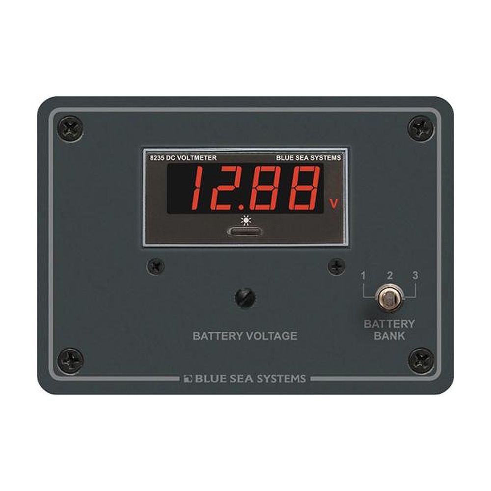 Image 1: Blue Sea 8051 DC Digital Voltmeter Panel