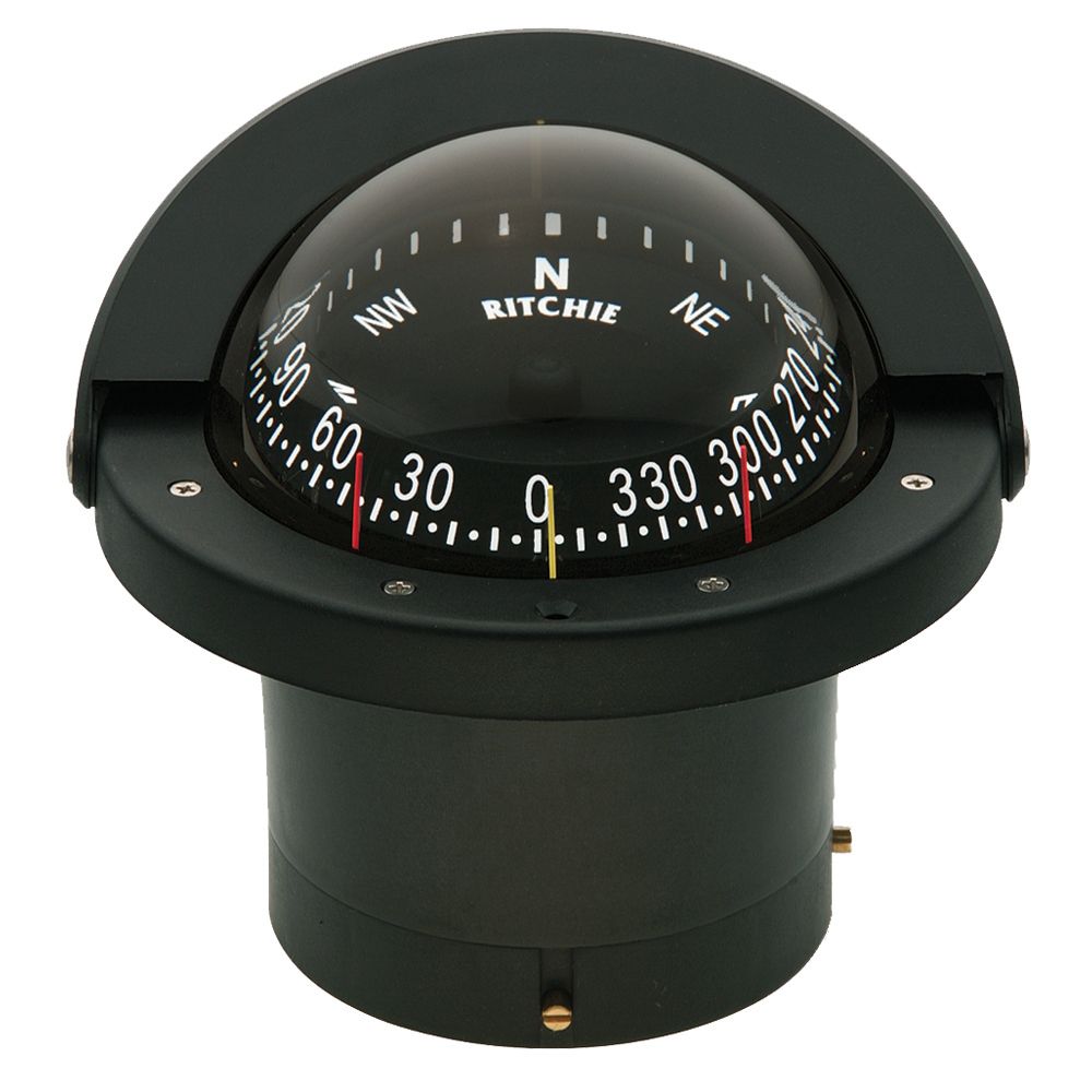 Image 1: Ritchie FN-203 Navigator Compass - Flush Mount - Black