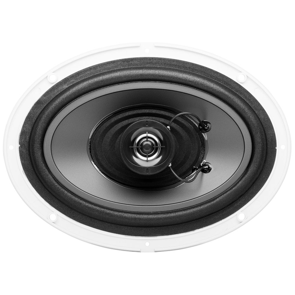 Image 3: Boss Audio 6"x 9" MR690 Oval Speakers - White - 350W