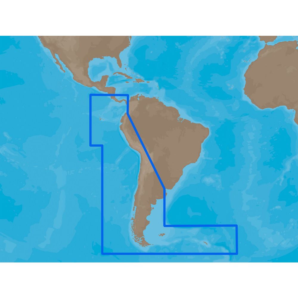 Image 1: C-MAP MAX SA-M500 - Costa Rica-Chile-Falklands - C-Card