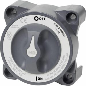 Image 1: Blue Sea 3000 HD-Series Battery Switch Single Circuit ON/OFF