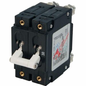 Image 1: Blue Sea 7365 C-Series Double Pole Circuit Breaker - 30A