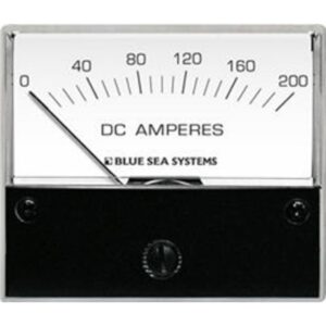 Image 1: Blue Sea 8019 DC Analog Ammeter - 2-3/4" Face, 0-200 Amperes DC