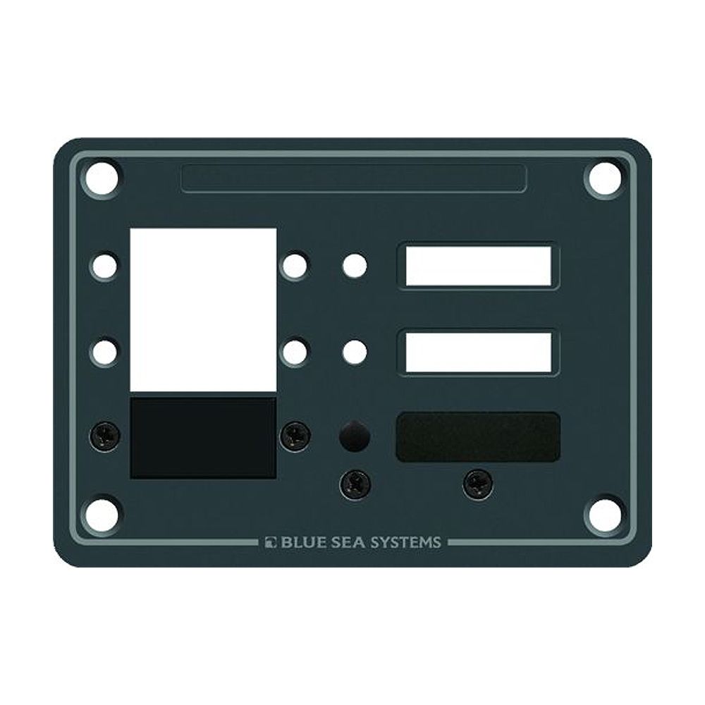 Image 1: Blue Sea 8088 3 Position DC C-Series Panel - Blank