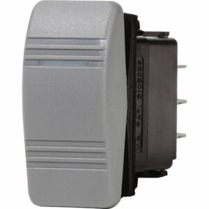 Image 1: Blue Sea 8233 Water Resistant Contura III Switch - (ON)-OFF-ON - Grey