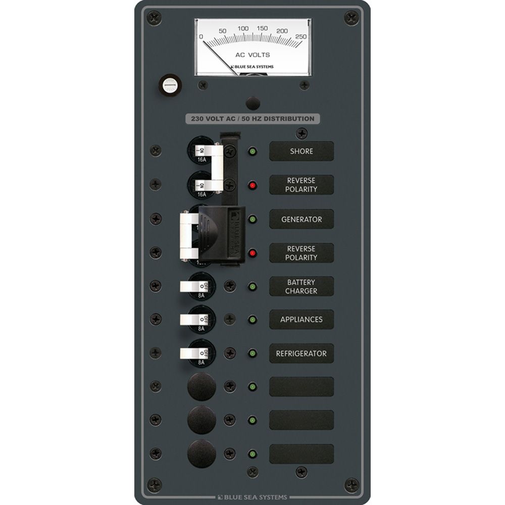 Image 1: Blue Sea 8589 AC Toggle Source Selector (230V) - 2 Sources + 6 Positions