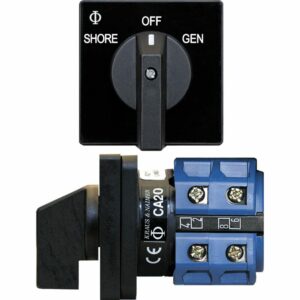Image 1: Blue Sea 9009 Switch, AC 120VAC 32A OFF +2 Position