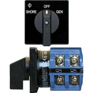 Image 1: Blue Sea 9011 Switch, AV 120VAC 65A OFF +2 Positions