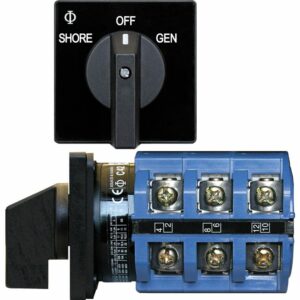 Image 1: Blue Sea 9019 Switch, AC 240VAC 63A OFF +2 Positions