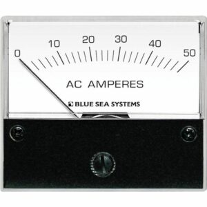 Image 1: Blue Sea 9630 AC Analog Ammeter  0-50 Amperes AC