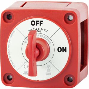 Image 1: Blue Sea 6005 m-Series (Mini) Battery Switch Single Circuit ON/OFF