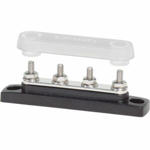 Image 1: Blue Sea 2315 MiniBus 100 Ampere Common BusBar 4 x 10-32 Stud Terminal with Cover