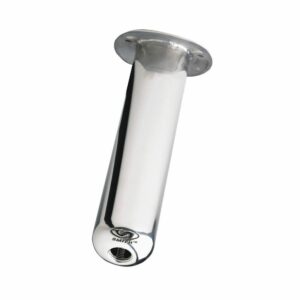Image 1: C.E. Smith Flush Mount Rod Holder - 15 Degree 10.5" Deep