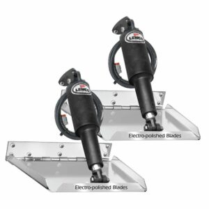 Image 1: Lenco 16" x 12" Standard Performance Trim Tab Kit w/o       Switch Kit 12V