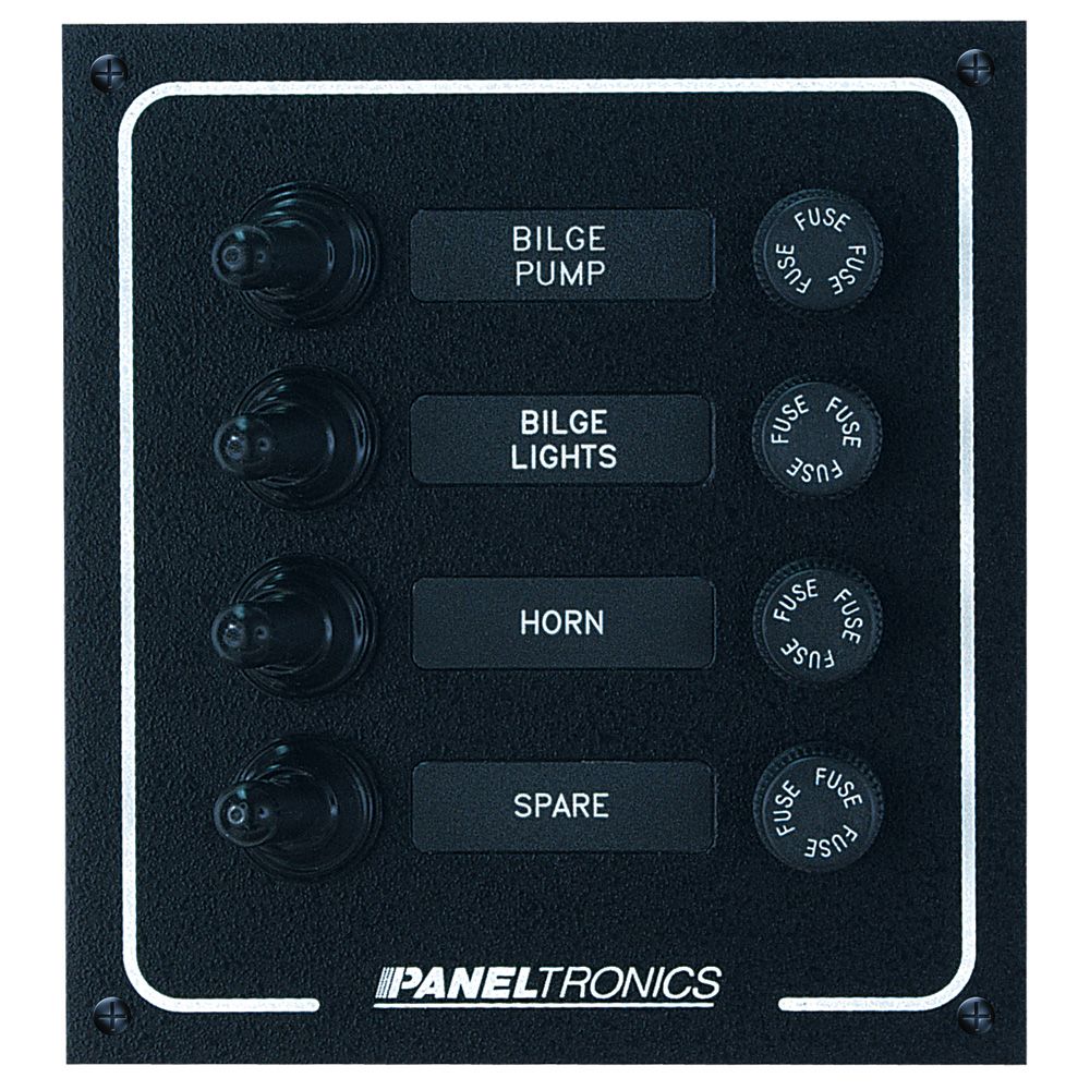 Image 1: Paneltronics Waterproof DC 4 Position Booted Toggle & Fuse