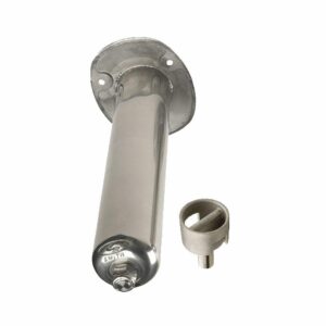 Image 1: C.E. Smith Stainless Steel Flush Mount Rod Holder - 30 Degree