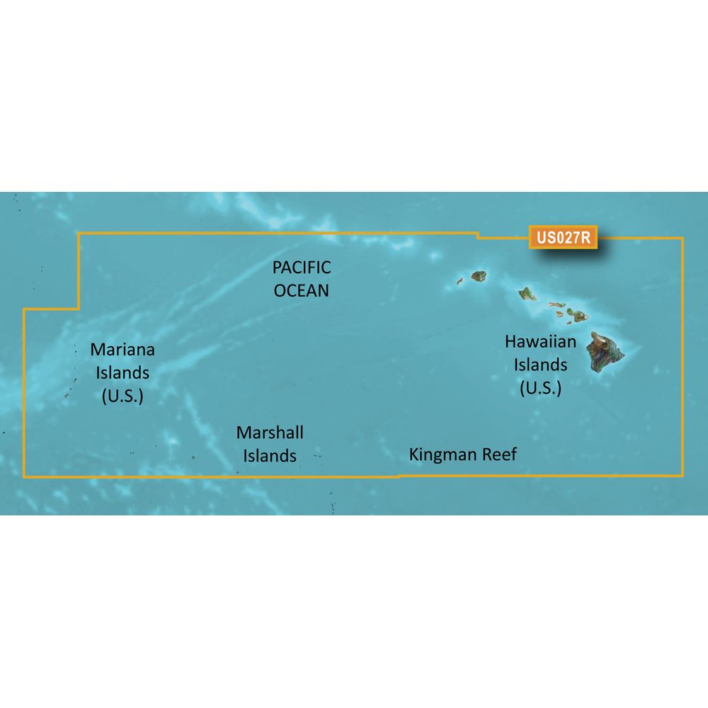 Image 1: Garmin BlueChart® g3 Vision® HD - VUS027R - Hawaiian Islands - Mariana Islands - microSD™/SD™