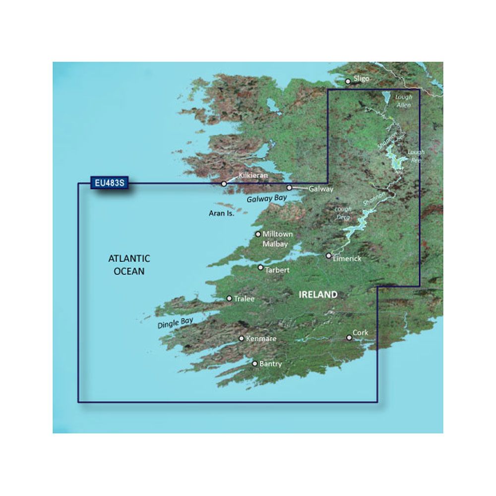 Image 1: Garmin BlueChart® g3 Vision® HD - VEU483S - Galway Bay to Cork - microSD™/SD™