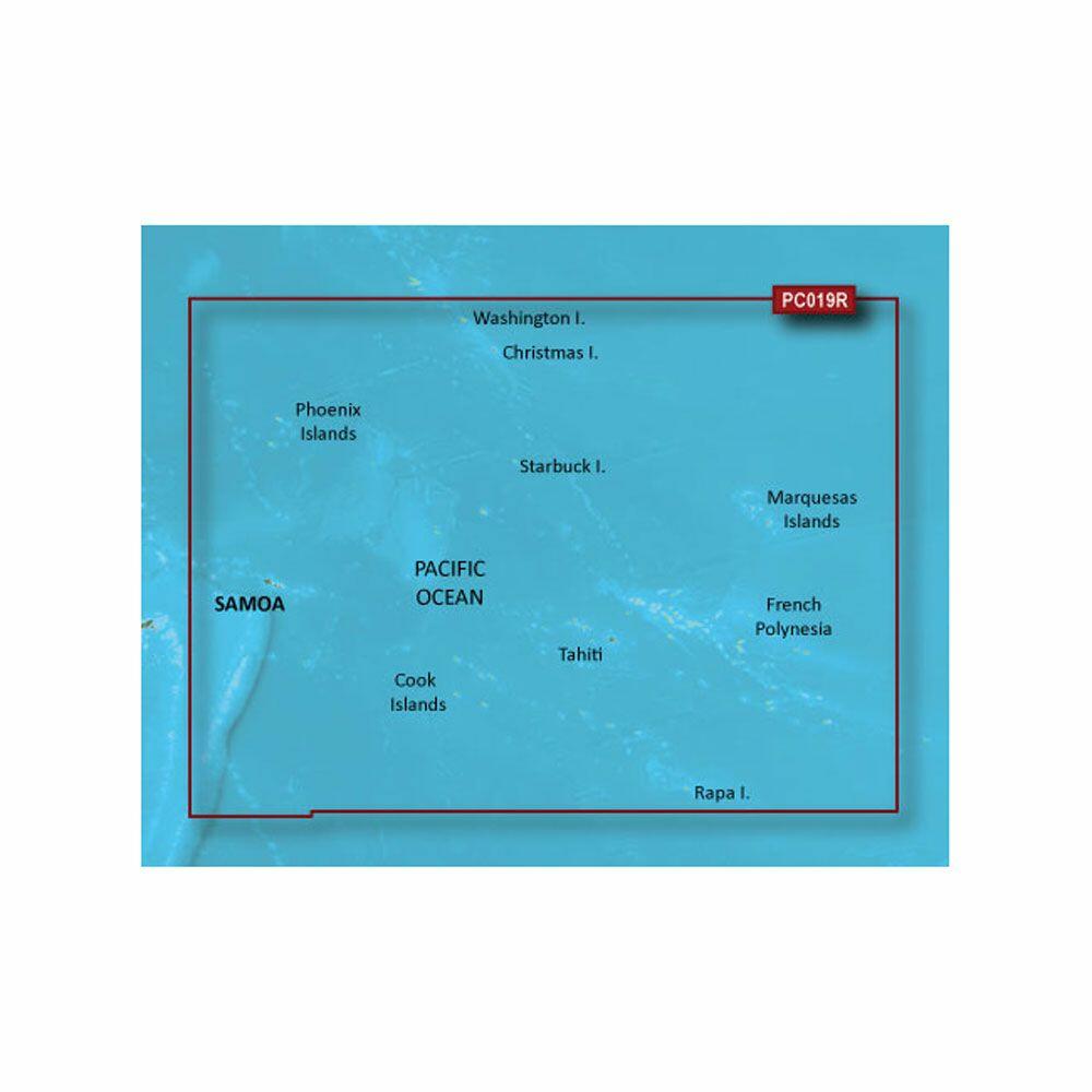 Image 1: Garmin BlueChart® g3 Vision® HD - VPC019R - Polynesia - microSD™/SD™