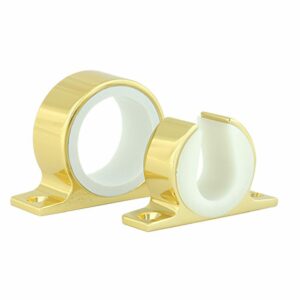 Image 1: Lee's Single Rod Rack Set - Bright Gold Finish