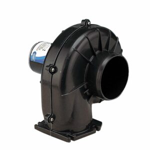 Image 1: Jabsco 4" 250 CFM Flangemount Heavy Duty Blower - 12V