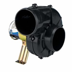 Image 1: Jabsco 4" 250 CFM Flexmount Heavy Duty Blower - 12V