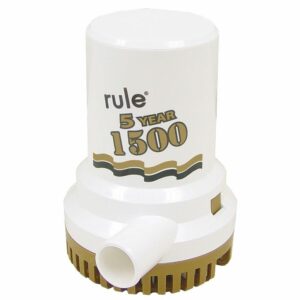 Image 1: Rule 1500 G.P.H. "Gold Series" Bilge Pump