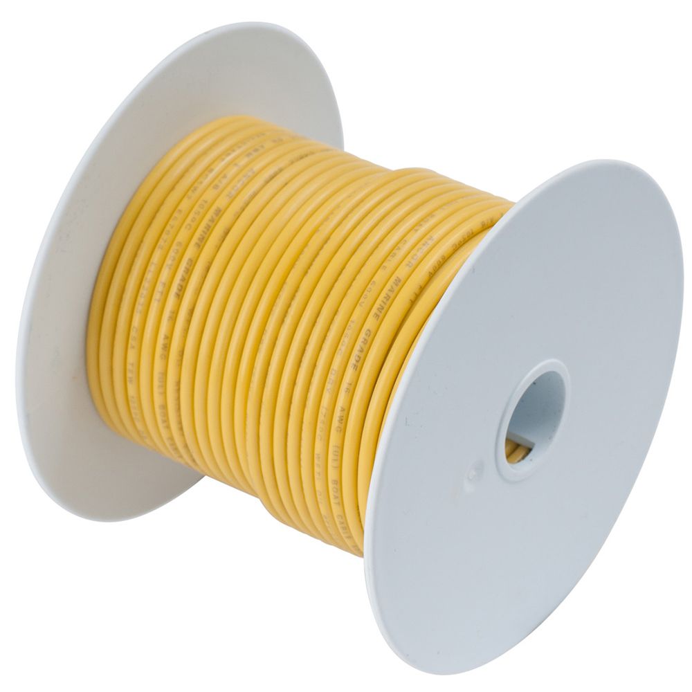 Image 1: Ancor Yellow 16 AWG Primary Wire - 100'